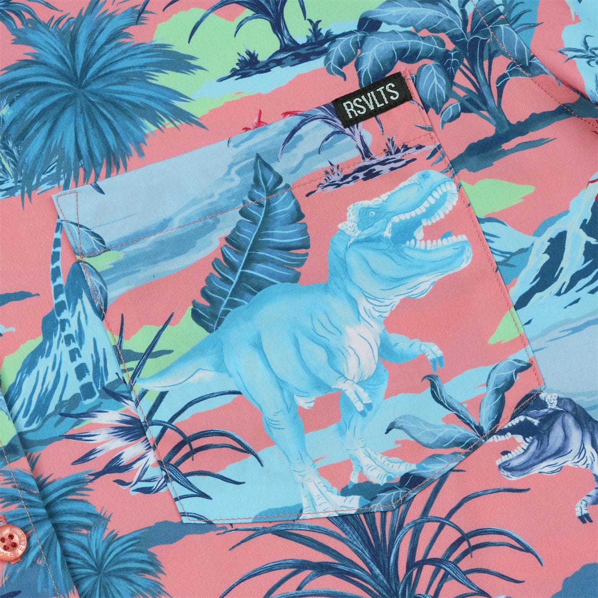 Dino Pop – KUNUFLEX Short Sleeve Shirt - Image 4