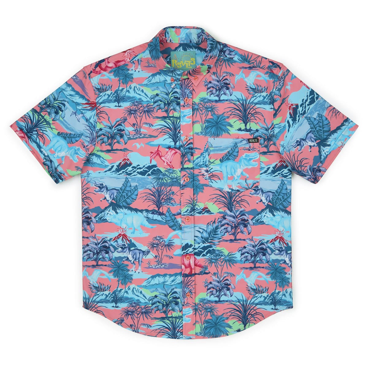 Dino Pop – KUNUFLEX Short Sleeve Shirt - Image 5