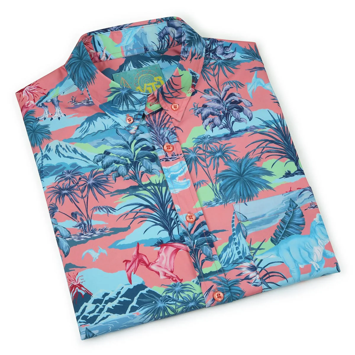 Dino Pop – KUNUFLEX Short Sleeve Shirt - Image 8