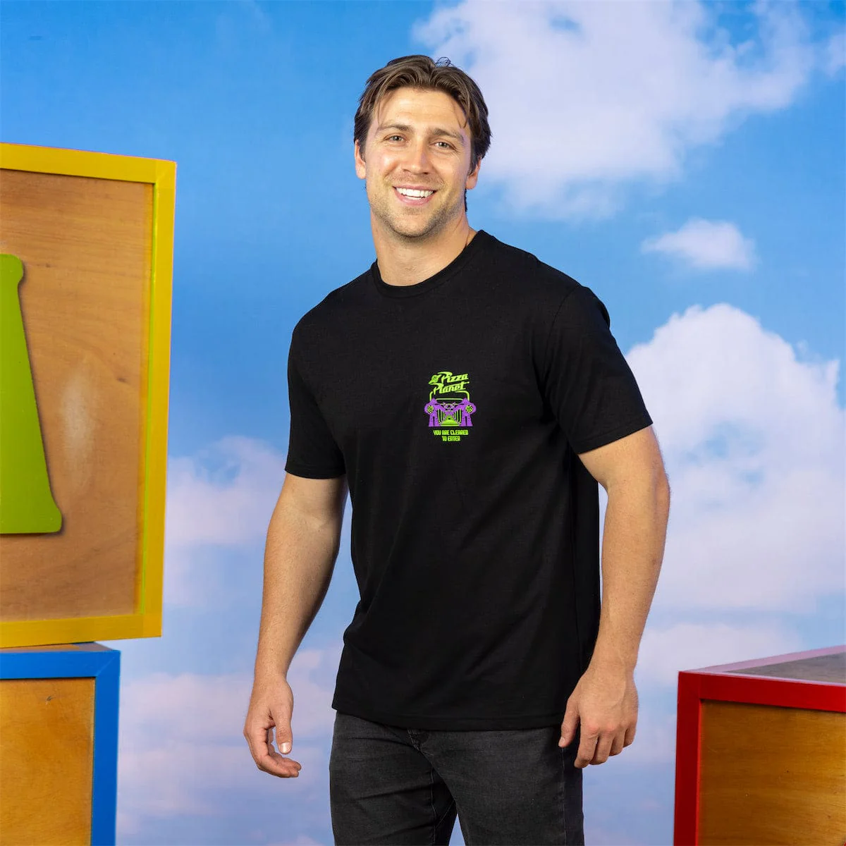 Disney and Pixar Toy Story "Cleared to Enter" – Crewneck Tee - Image 2