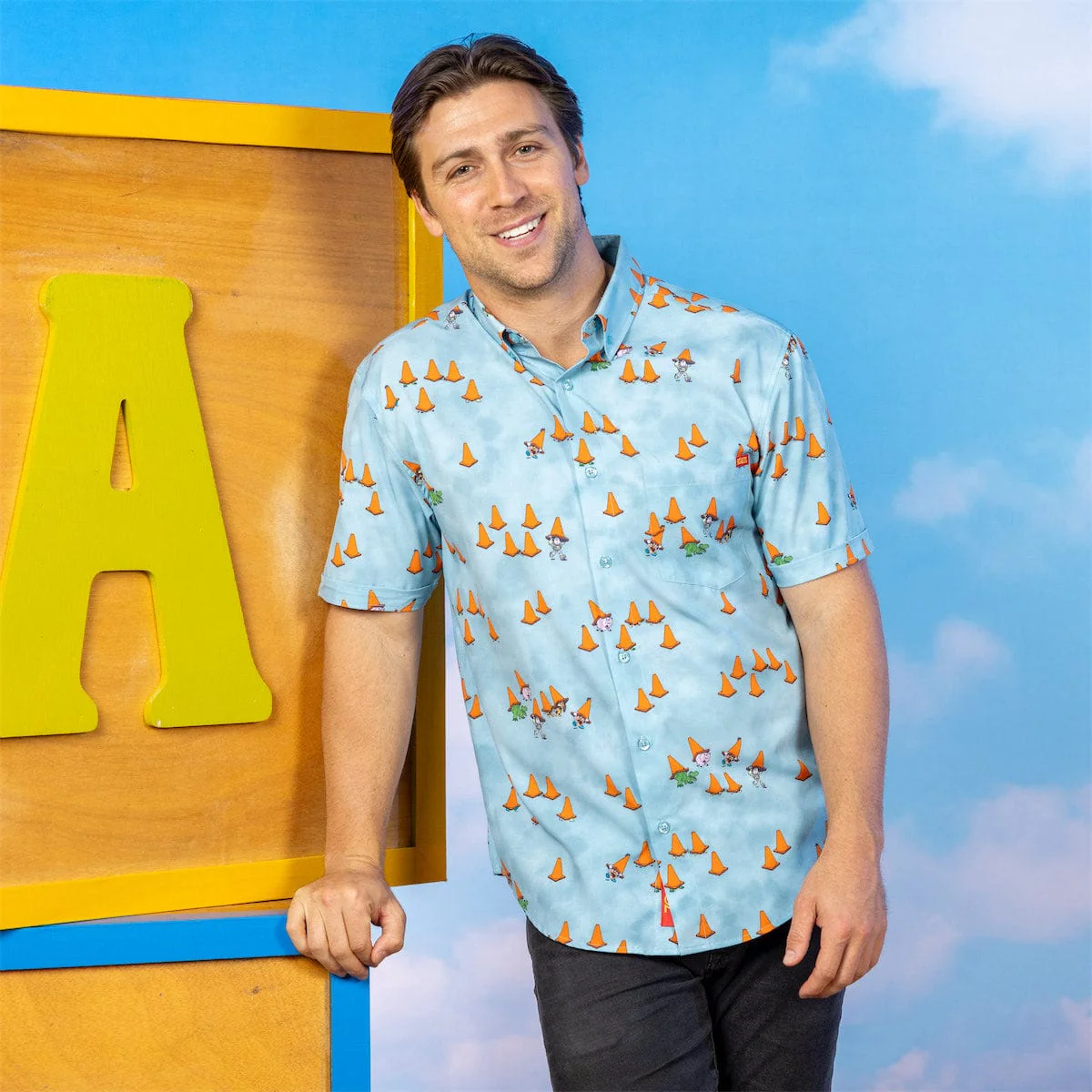 Disney and Pixar Toy Story "DROP!" – KUNUFLEX Short Sleeve Shirt - Image 2