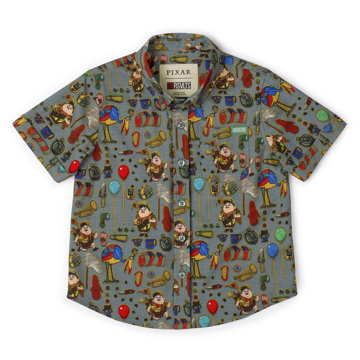 Disney and Pixar Up "The Wilderness Must Be Explored" – Preschooler KUNUFLEX Short Sleeve Shirt