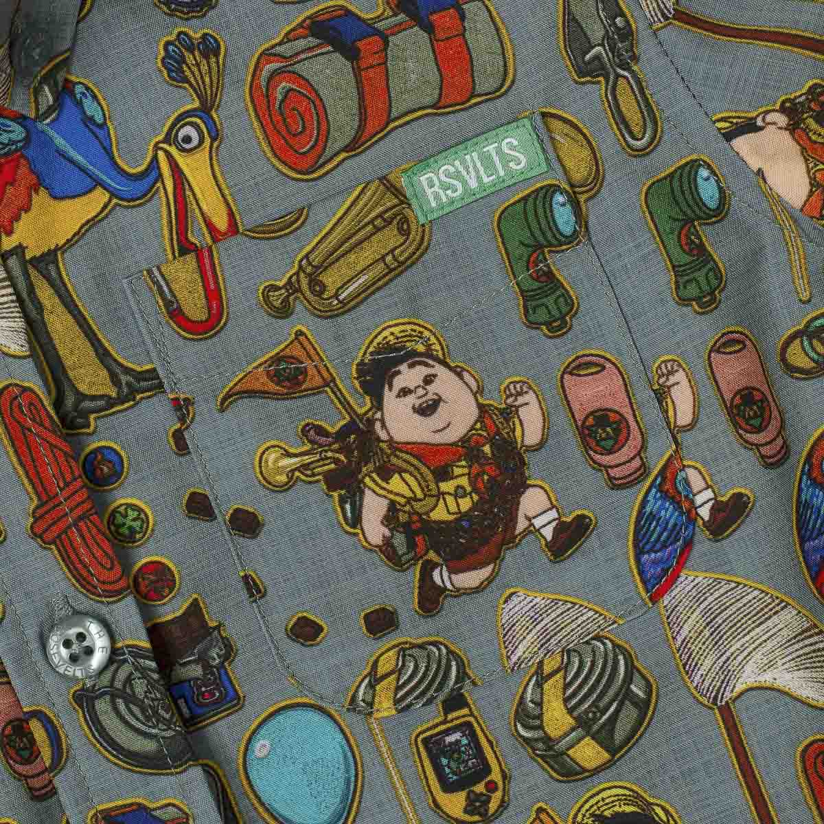 Disney and Pixar Up "The Wilderness Must Be Explored" – Preschooler KUNUFLEX Short Sleeve Shirt - Image 2