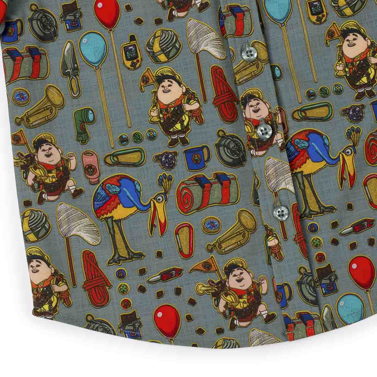 Disney and Pixar Up "The Wilderness Must Be Explored" – Preschooler KUNUFLEX Short Sleeve Shirt - Image 4