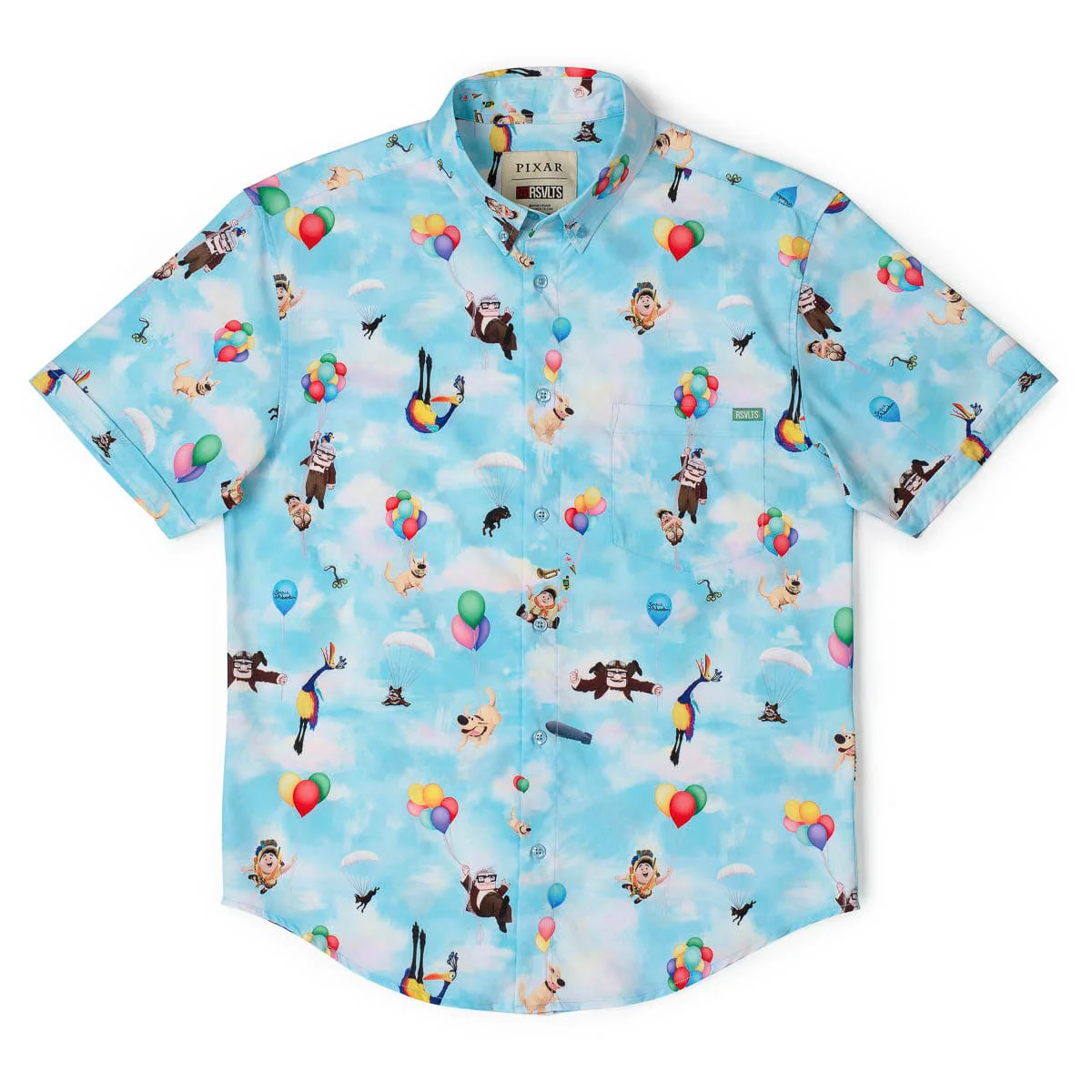 Disney and Pixar Up "What Goes Up..." – KUNUFLEX Short Sleeve Shirt - Image 3