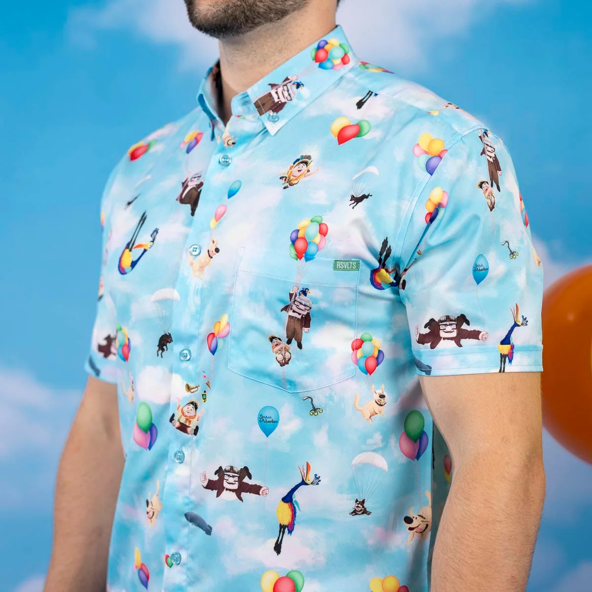 Disney and Pixar Up "What Goes Up..." – KUNUFLEX Short Sleeve Shirt - Image 4