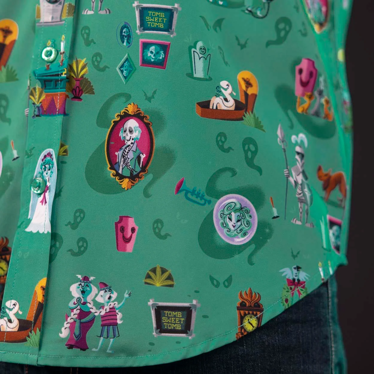 Disney’s Haunted Mansion “After-Life of the Party” – KUNUFLEX Short Sleeve Shirt - Image 6