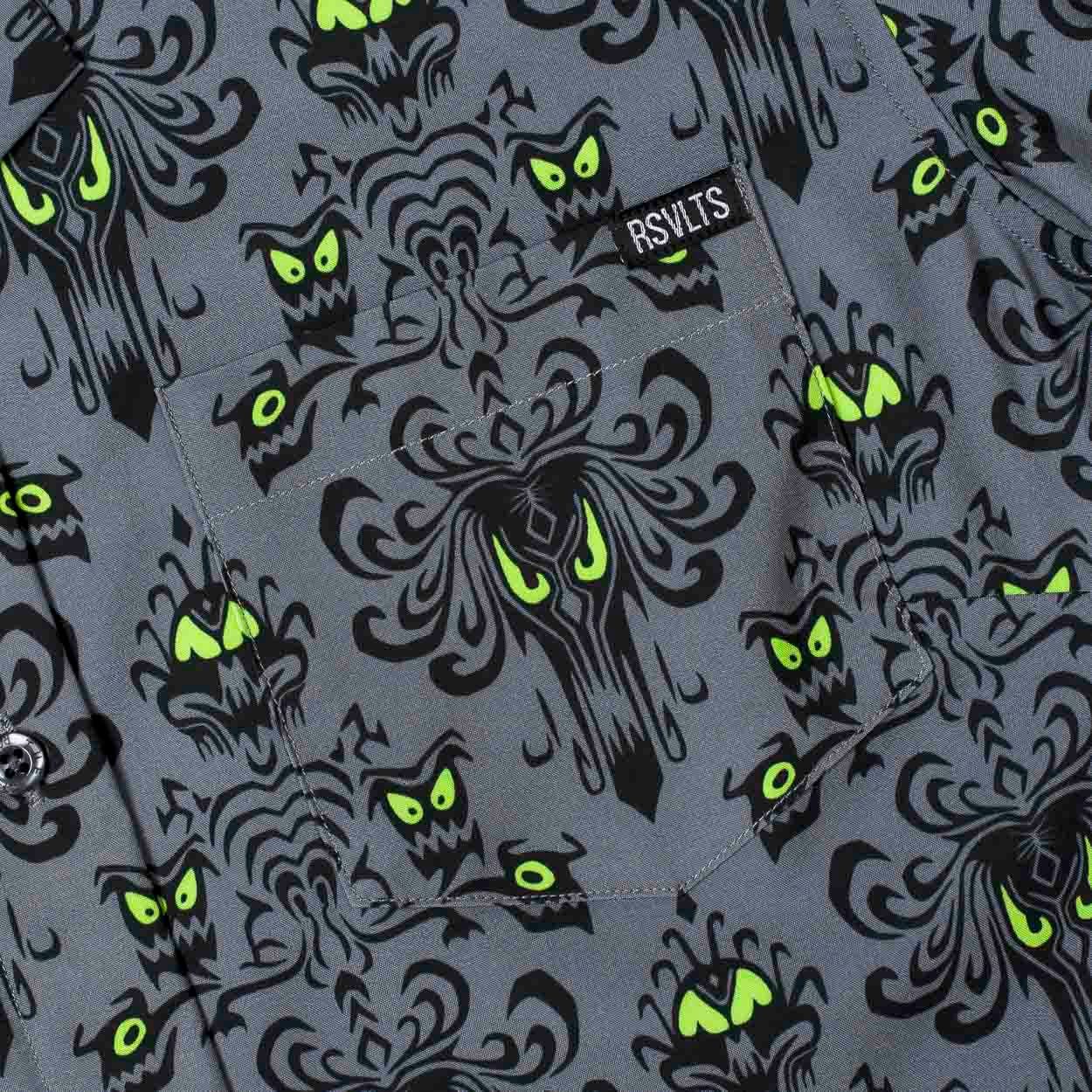Disney’s Haunted Mansion “Wall Creeps” – Women's KUNUFLEX Short Sleeve Shirt - Image 4