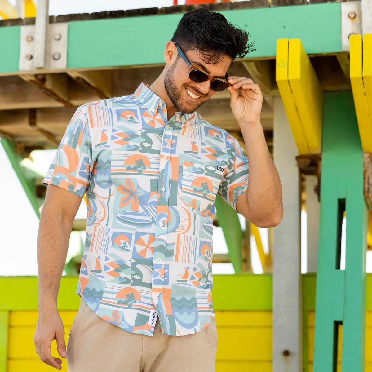 Disney "Mickey's Endless Summer" – KUNUFLEX Short Sleeve Shirt - Image 2