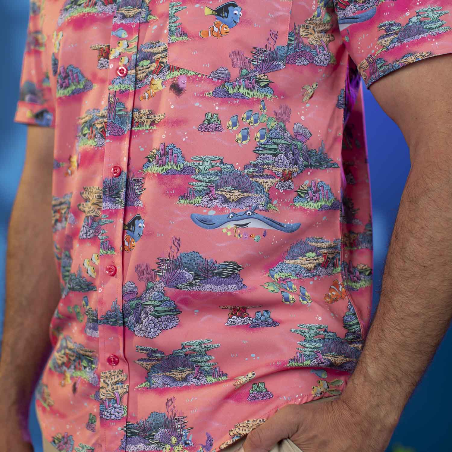 Disney and Pixar Finding Nemo "Anemone-nie" – KUNUFLEX Short Sleeve Shirt - Image 7