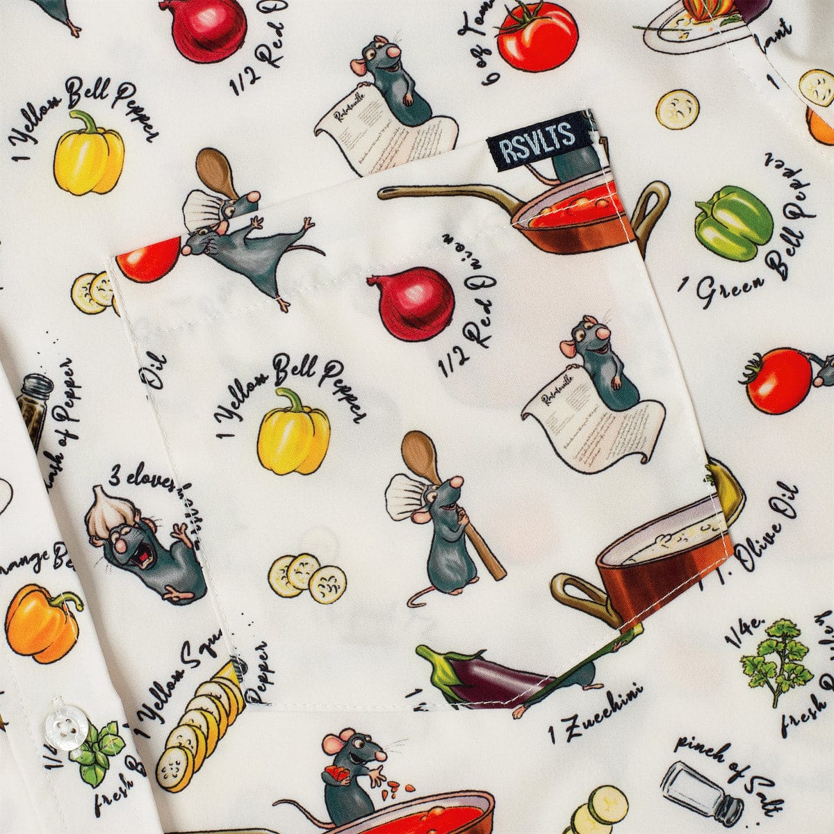 Disney and Pixar Ratatouille "Bon Rat-Pétit" – KUNUFLEX Short Sleeve Shirt - Image 4