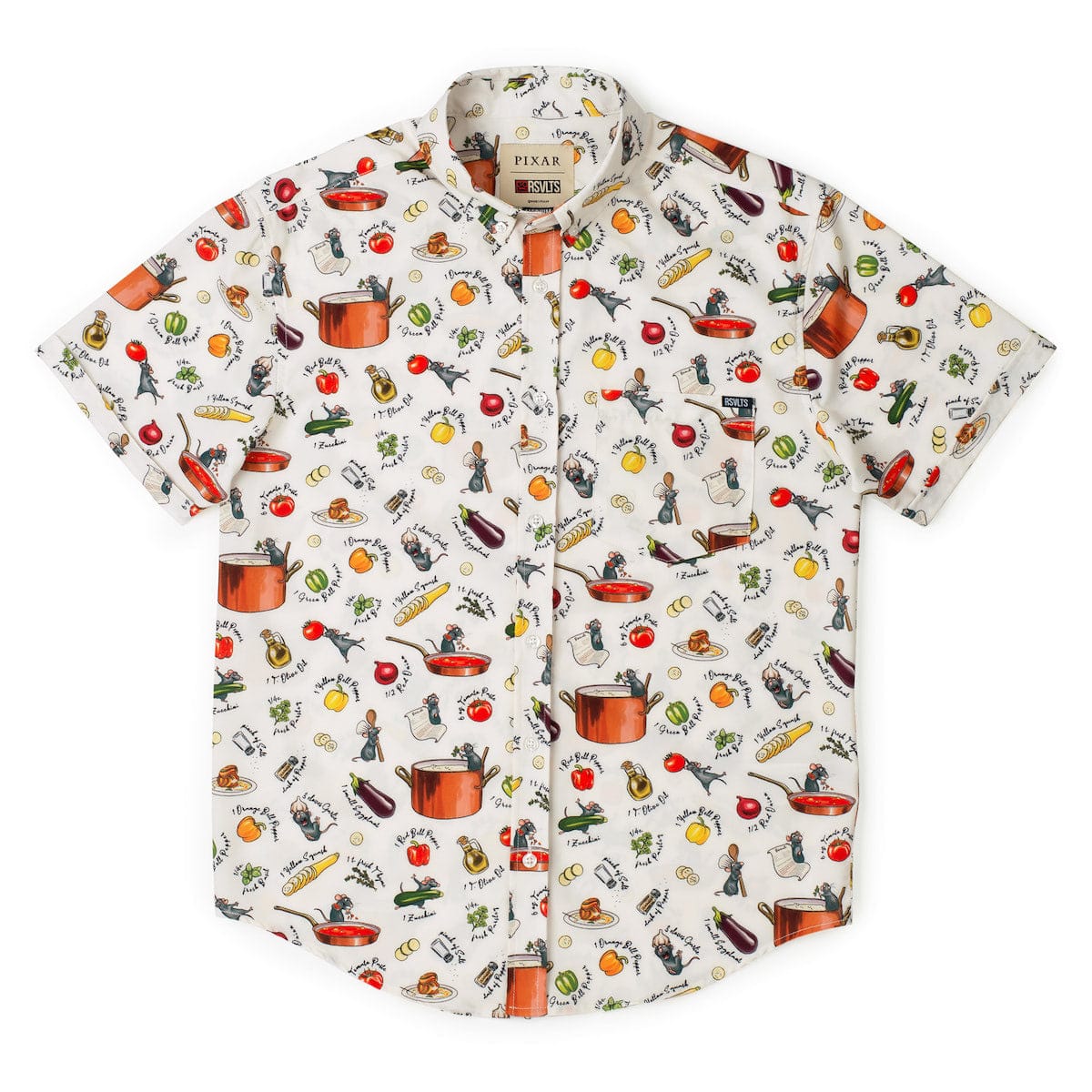 Disney and Pixar Ratatouille "Bon Rat-Pétit" – KUNUFLEX Short Sleeve Shirt - Image 5