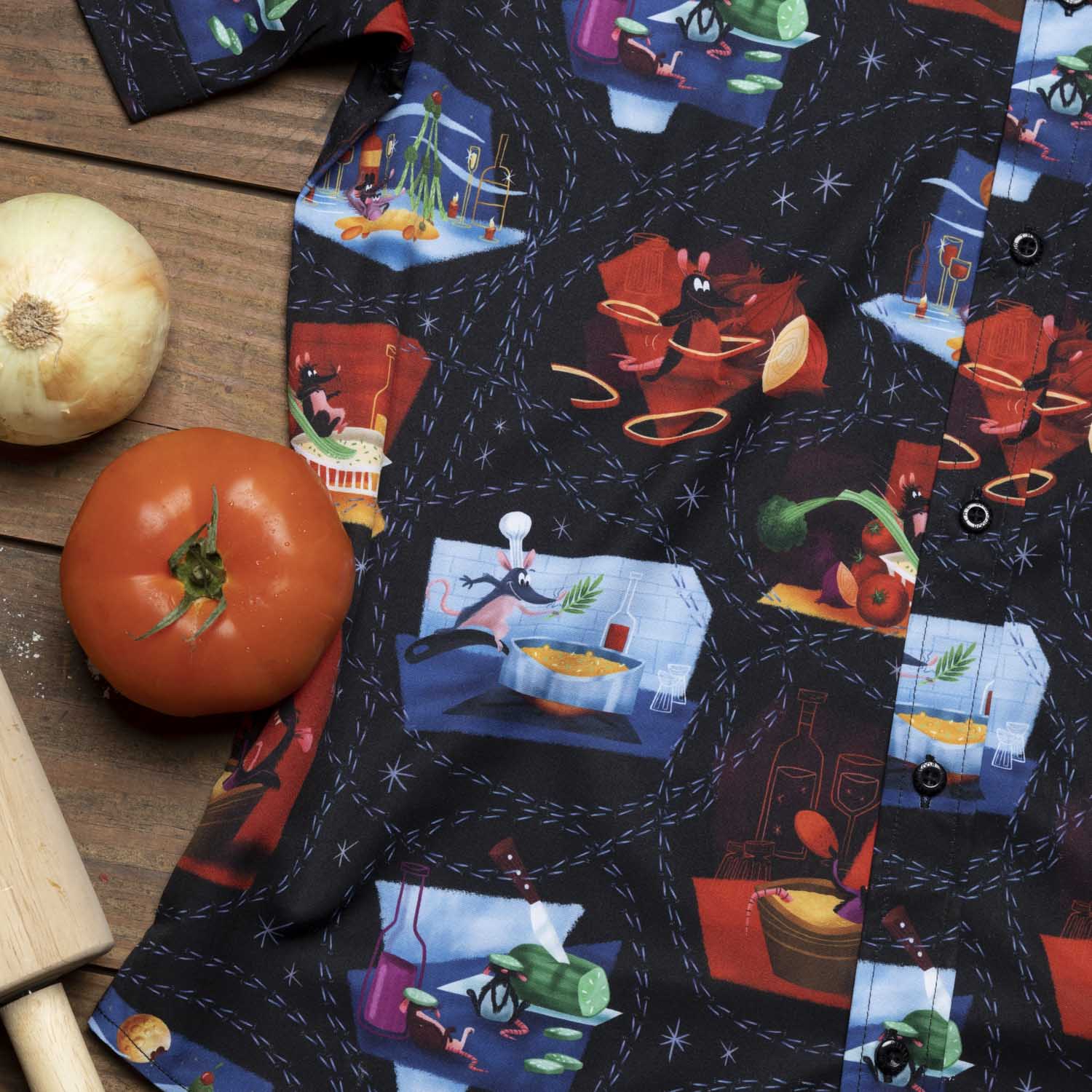 Disney and Pixar Ratatouille "Shirtatouille" – KUNUFLEX Short Sleeve Shirt - Image 4