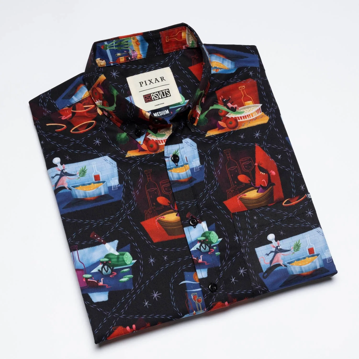 Disney and Pixar Ratatouille "Shirtatouille" – KUNUFLEX Short Sleeve Shirt - Image 8
