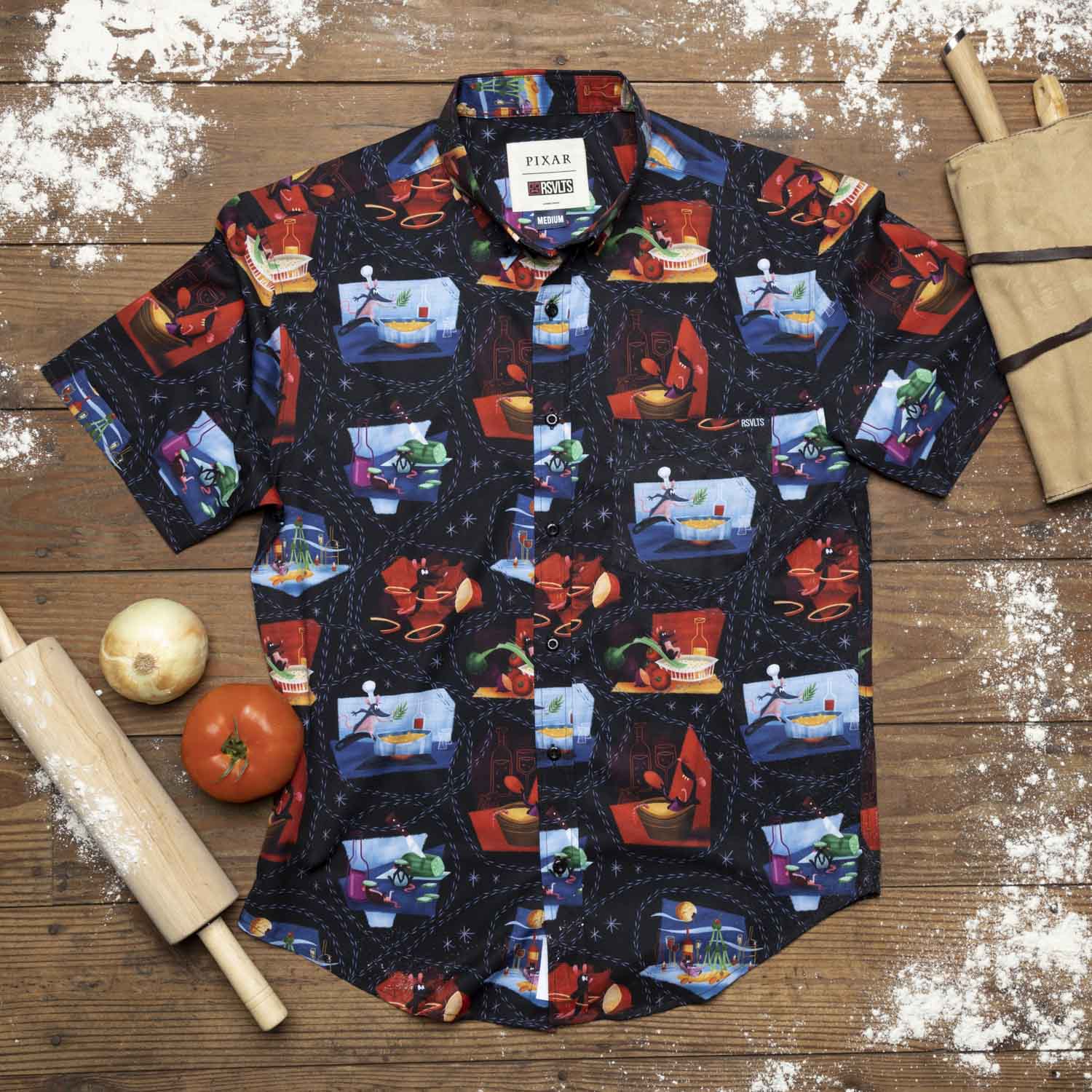 Disney and Pixar Ratatouille "Shirtatouille" – KUNUFLEX Short Sleeve Shirt - Image 9