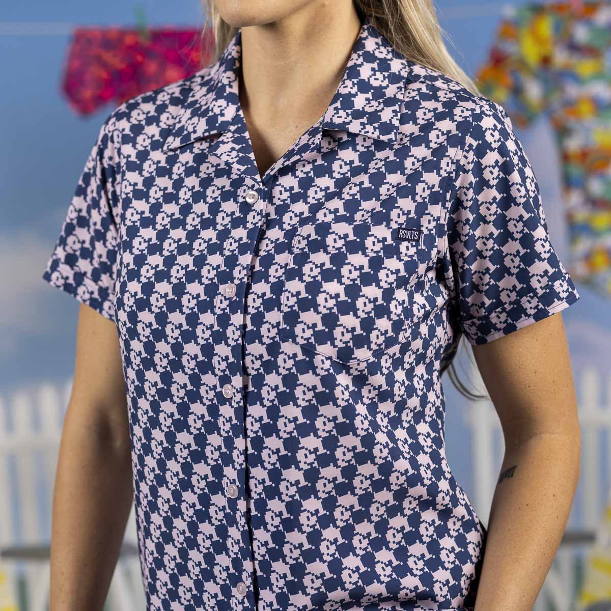Disney "Pixel Pal" – Women's KUNUFLEX Short Sleeve Shirt - Image 3
