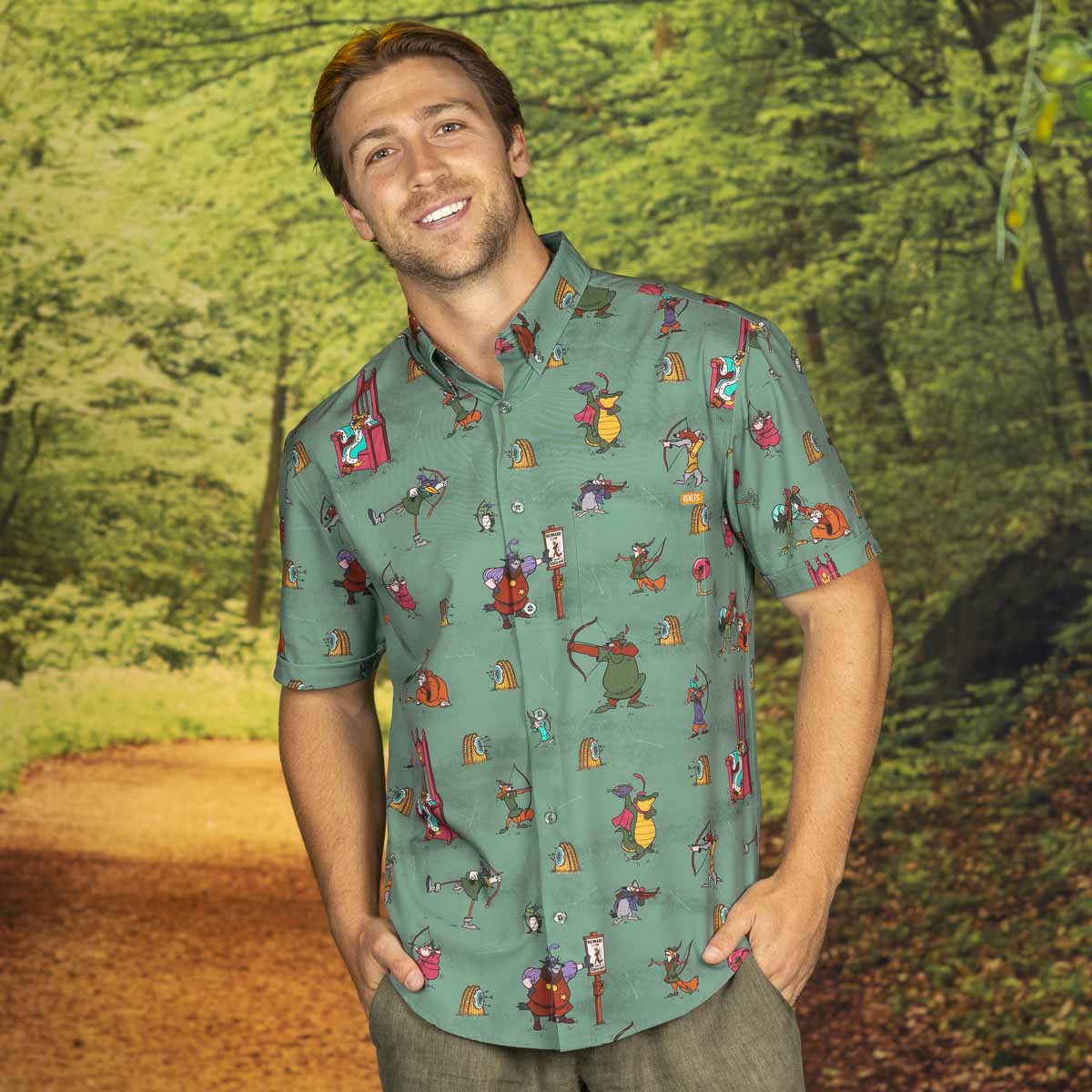 Disney's Robin Hood "Archrivals" – KUNUFLEX Short Sleeve Shirt - Image 2