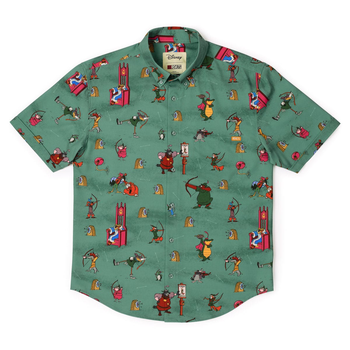 Disney's Robin Hood "Archrivals" – KUNUFLEX Short Sleeve Shirt - Image 4
