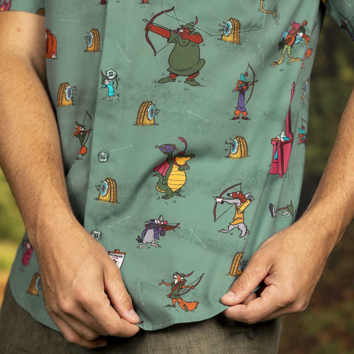 Disney's Robin Hood "Archrivals" – KUNUFLEX Short Sleeve Shirt - Image 6