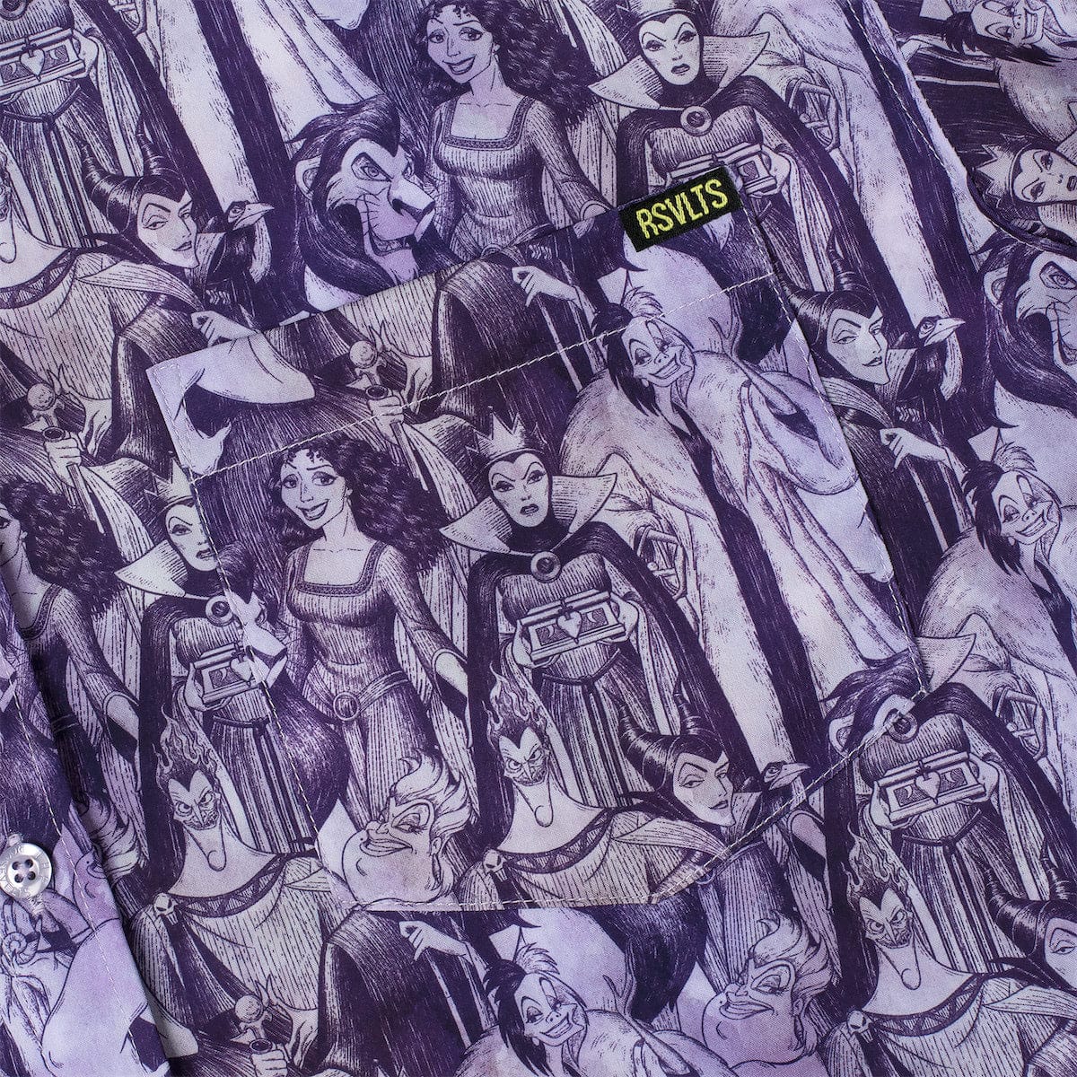 Disney Villains "In Bad Company" – KUNUFLEX Short Sleeve Shirt  - Image 2