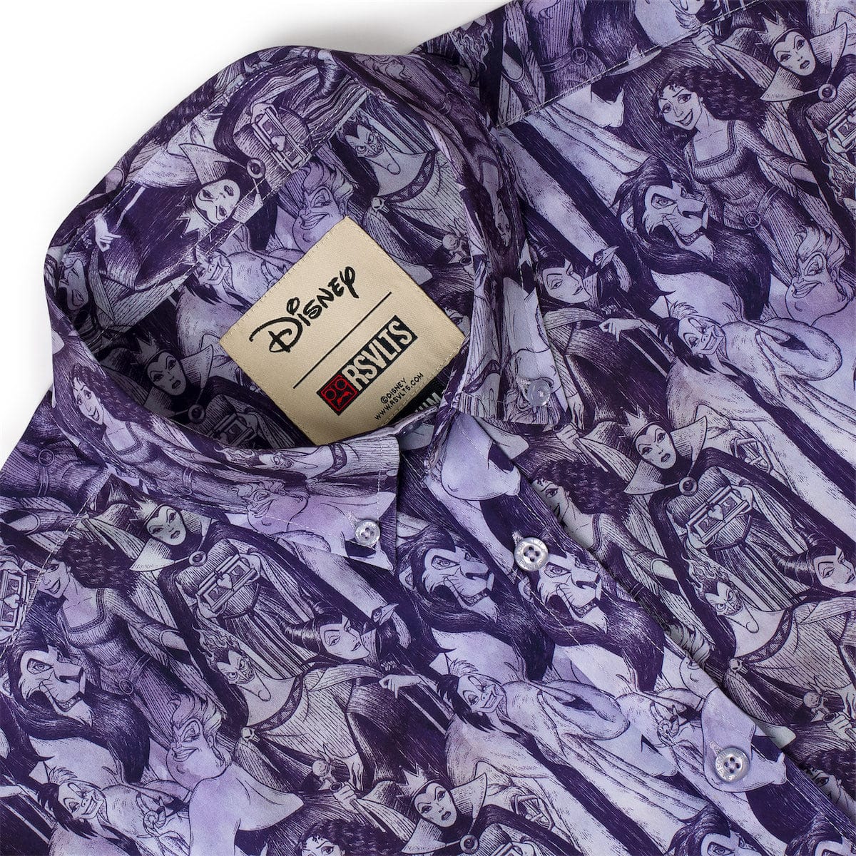 Disney Villains "In Bad Company" – KUNUFLEX Short Sleeve Shirt  - Image 4