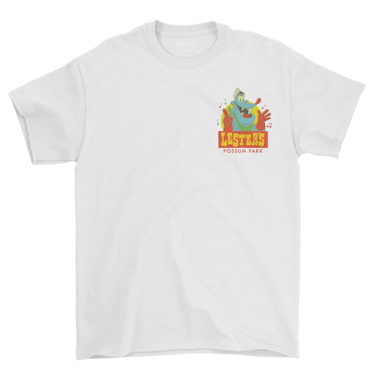 Disney’s A Goofy Movie "Lester's Possum Park" – Crewneck Tee - Image 3