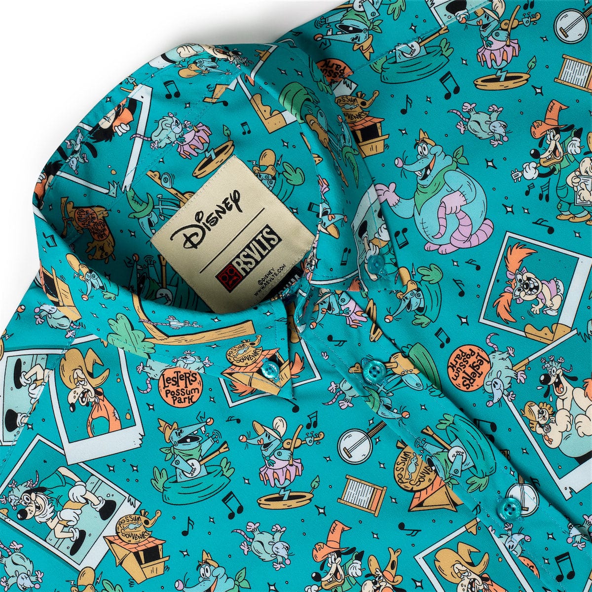 Disney’s A Goofy Movie "Lester’s Possum Park" – KUNUFLEX Short Sleeve Shirt - Image 7