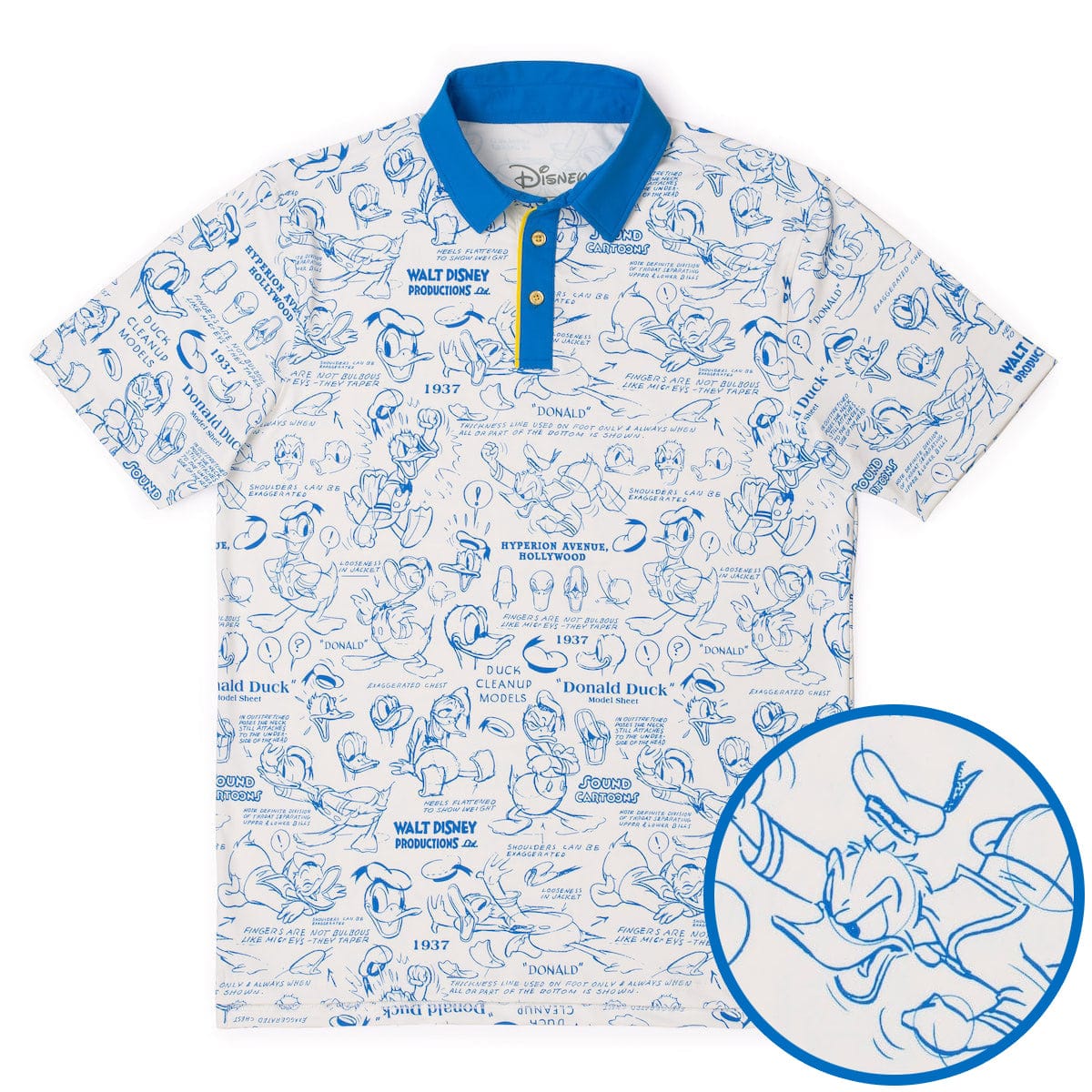 Disney’s Donald Duck 90th "Designing Donald" – All-Day Polo - Image 2