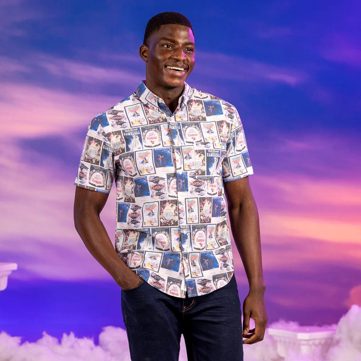 Disney’s Fantasia 85th Anniversary "Beauty, Delight & Excitement!" – KUNUFLEX Short Sleeve Shirt - Image 2