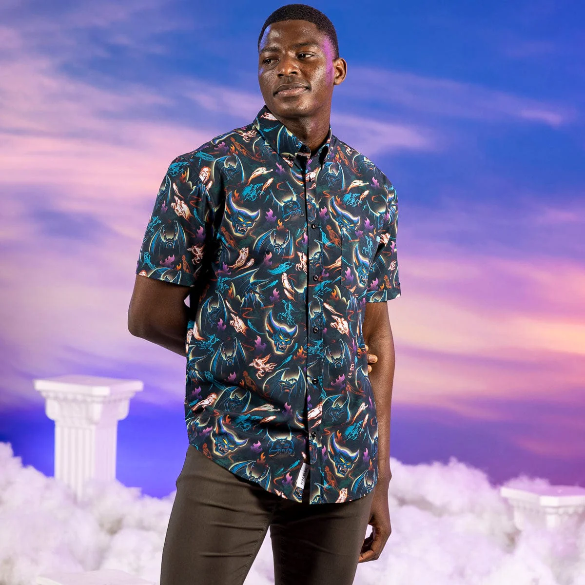 Disney’s Fantasia 85th Anniversary "Fright on Bald Mountain" – KUNUFLEX Short Sleeve Shirt - Image 2