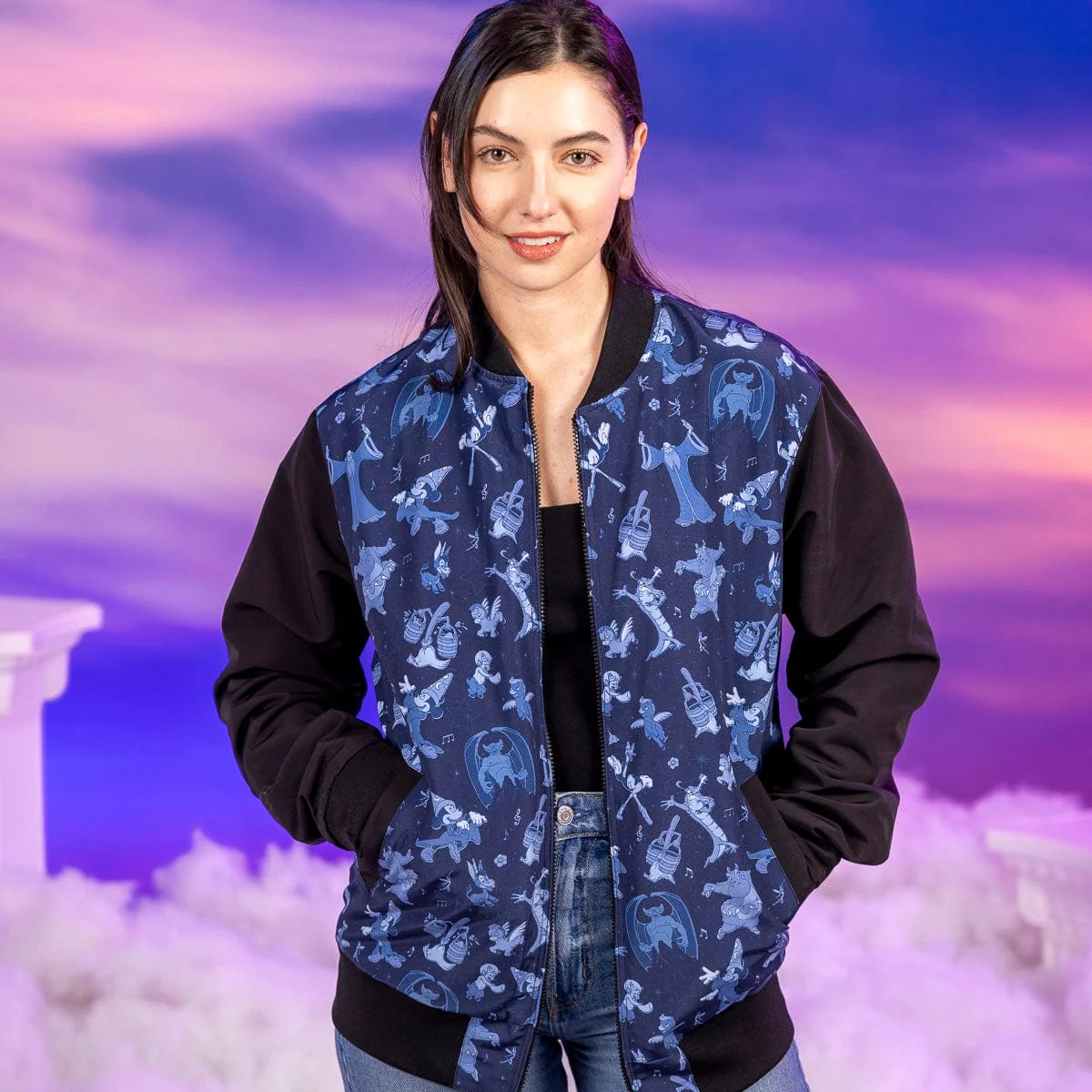 Disney’s Fantasia 85th Anniversary "Stereophonic Sound" – Reversible Bomber Jacket - Image 4