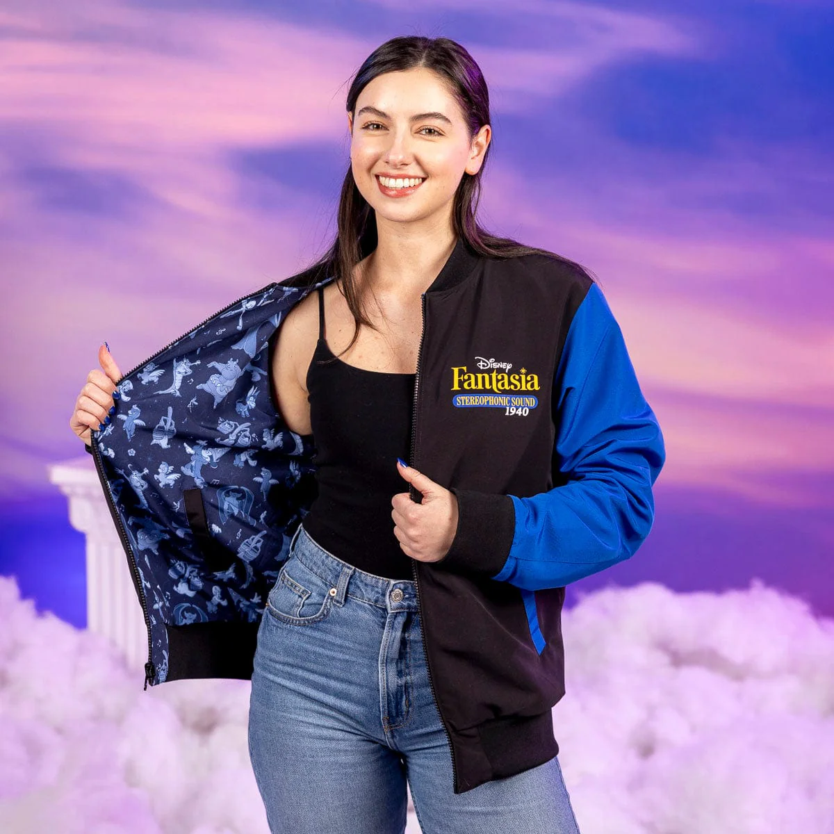 Disney’s Fantasia 85th Anniversary "Stereophonic Sound" – Reversible Bomber Jacket - Image 8