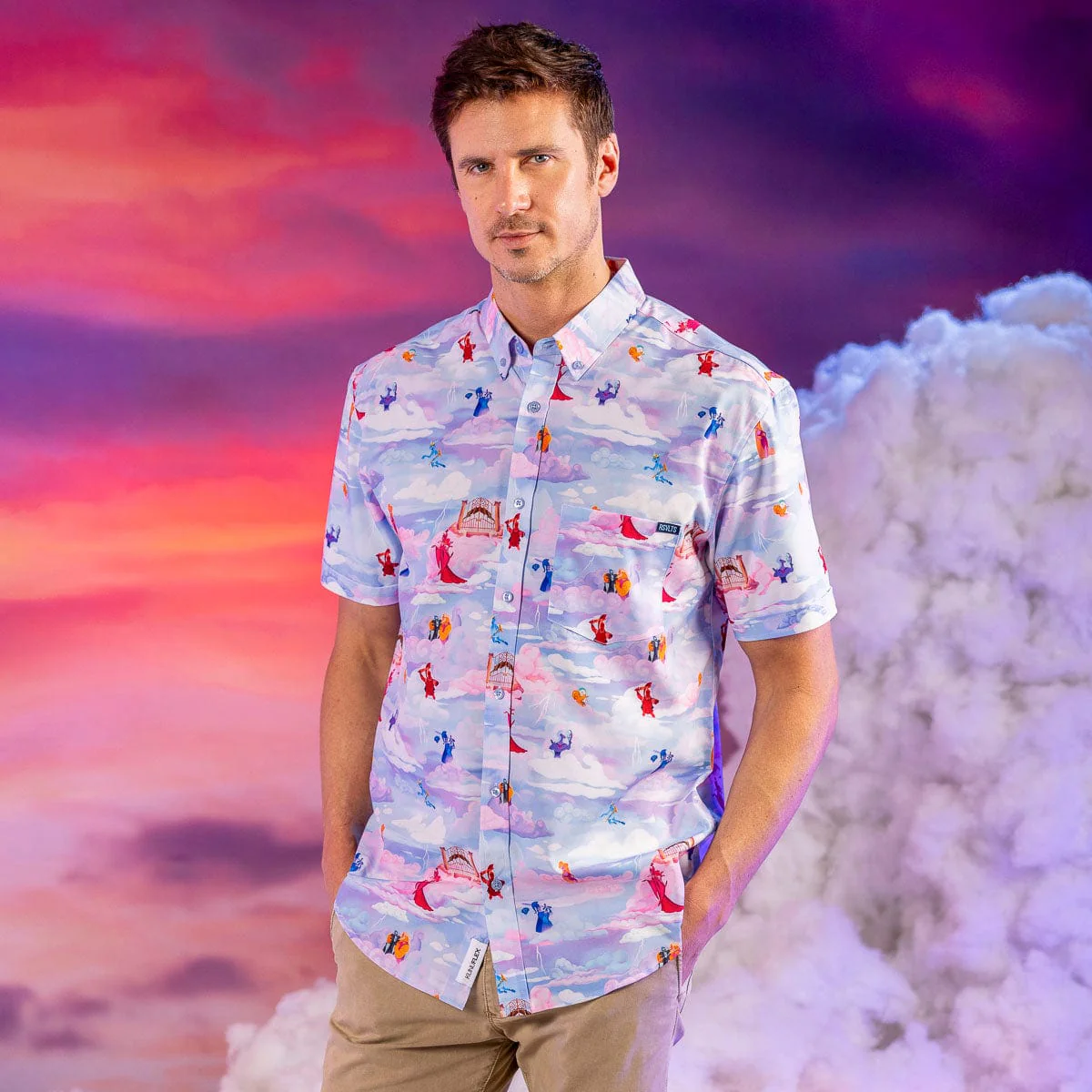 Disney’s Hercules "Pantheon Party" – KUNUFLEX Short Sleeve Shirt - Image 3