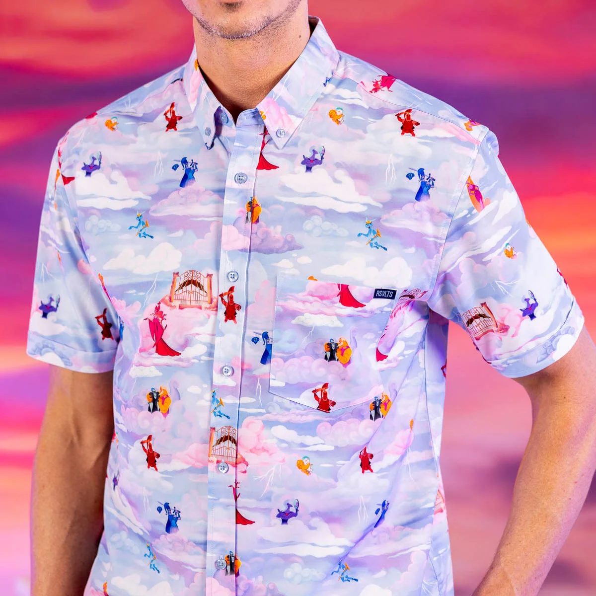 Disney’s Hercules "Pantheon Party" – KUNUFLEX Short Sleeve Shirt - Image 5