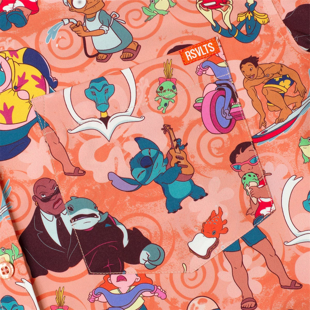 Disney's Lilo & Stitch "Ohana Means Family" – KUNUFLEX Short Sleeve Shirt  - Image 3