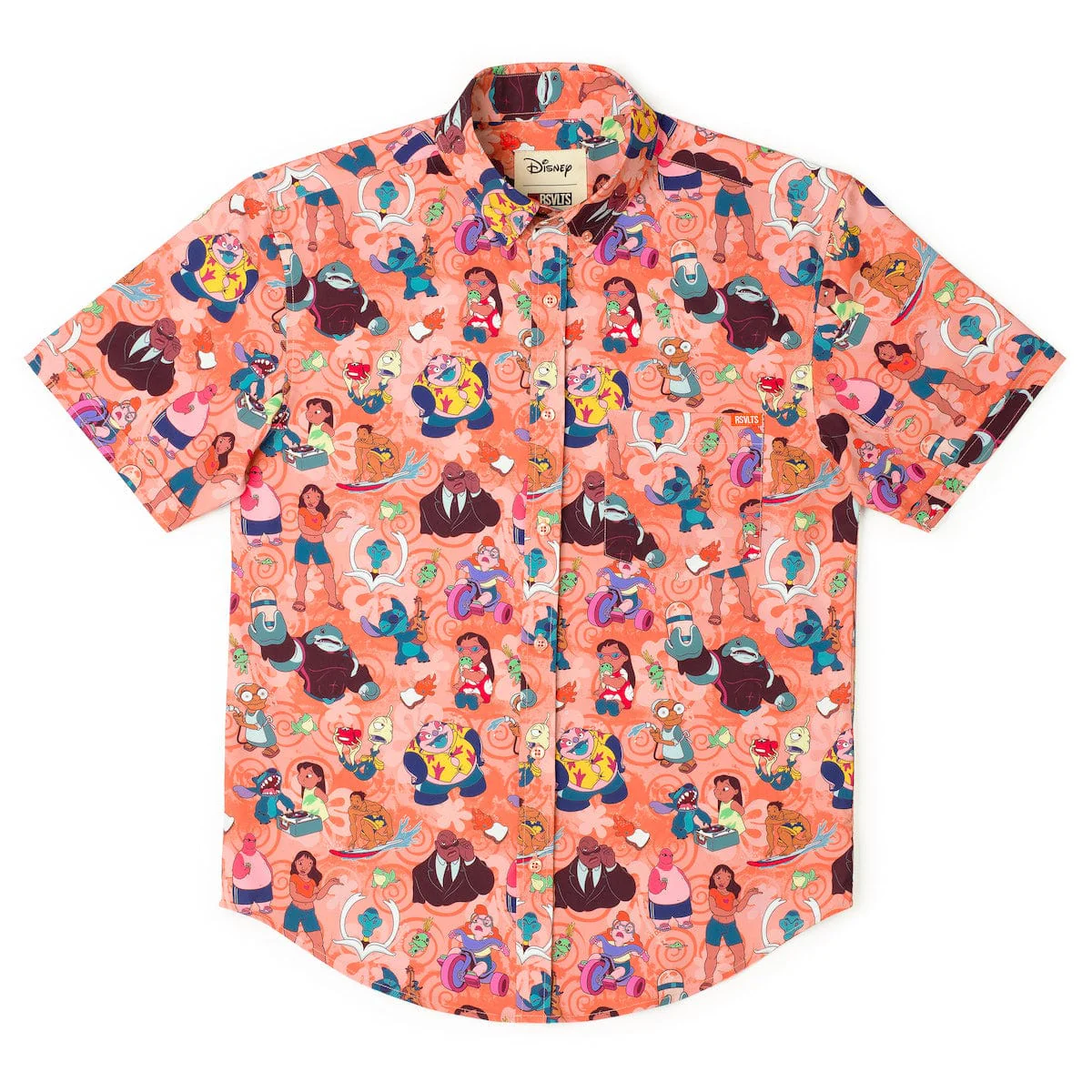 Disney's Lilo & Stitch "Ohana Means Family" – KUNUFLEX Short Sleeve Shirt  - Image 5