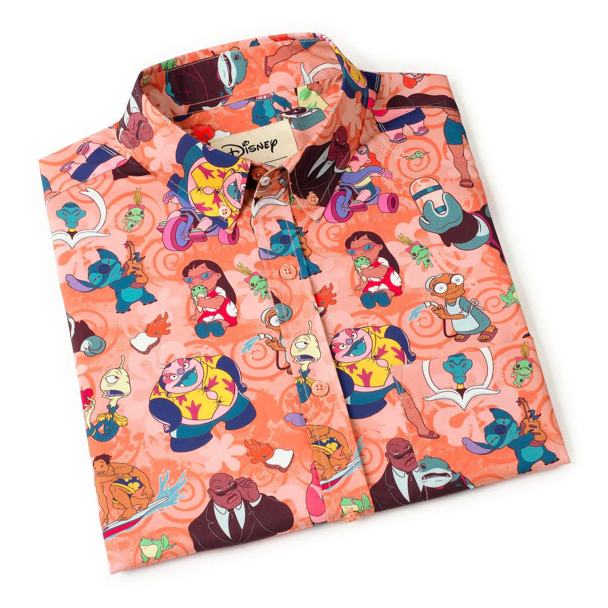 Disney's Lilo & Stitch "Ohana Means Family" – KUNUFLEX Short Sleeve Shirt  - Image 8