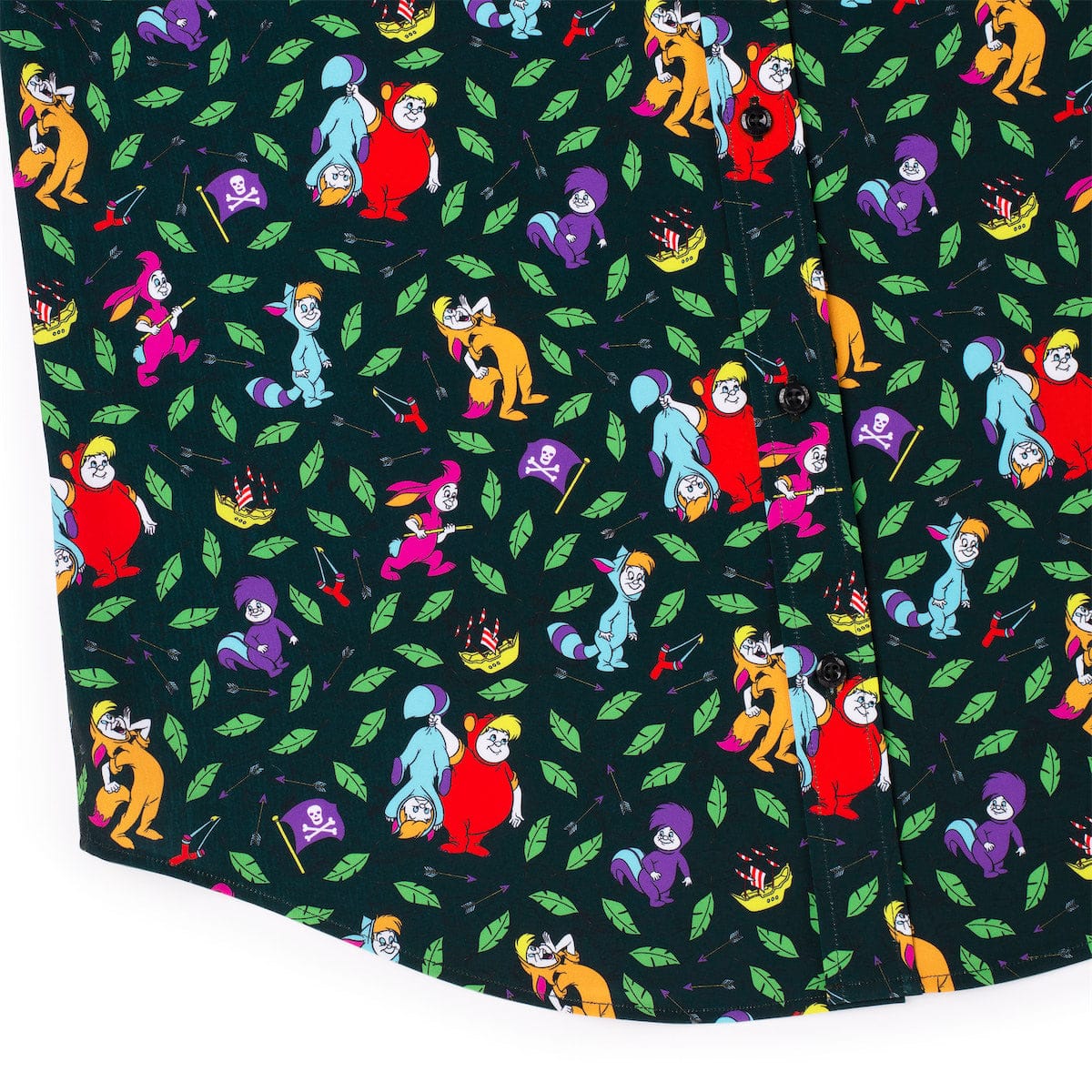 Disney's Peter Pan "Never Grow Up" – KUNUFLEX Short Sleeve Shirt - Image 7