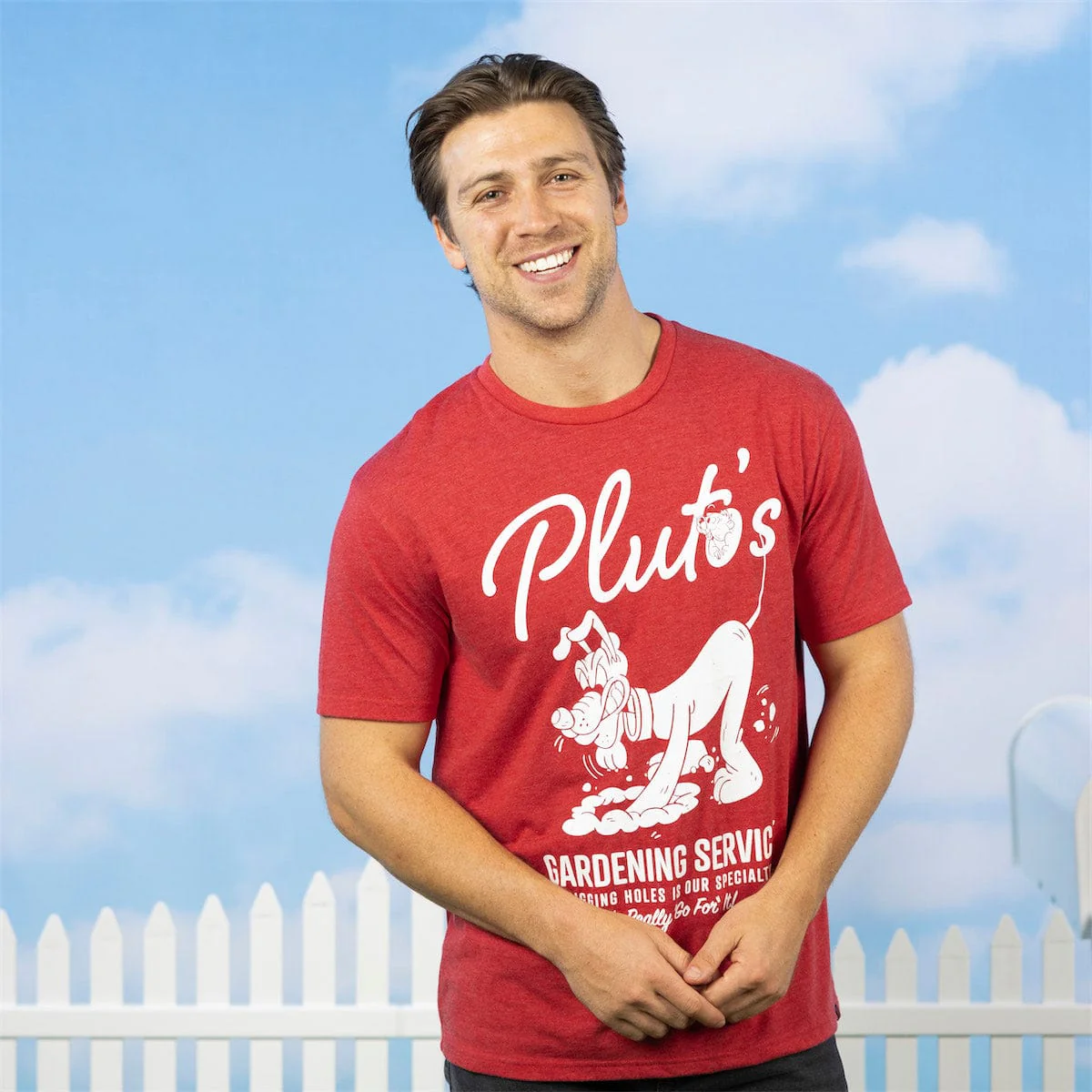 Disney's Pluto 95th "Pluto's Gardening Service" – Crewneck Tee - Image 2