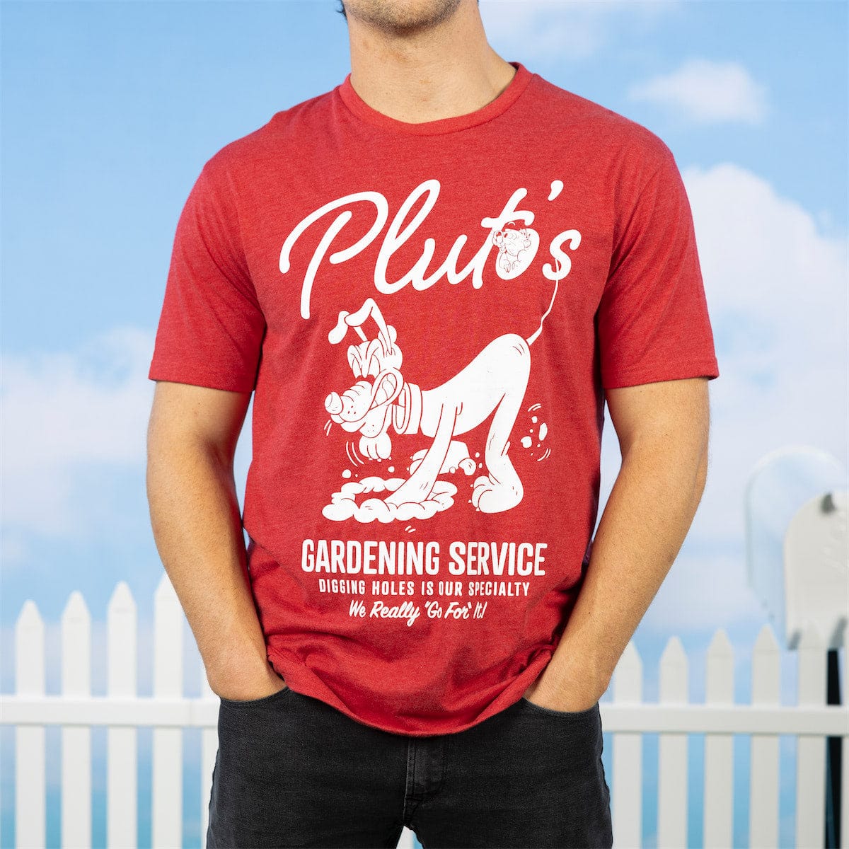 Disney's Pluto 95th "Pluto's Gardening Service" – Crewneck Tee - Image 4