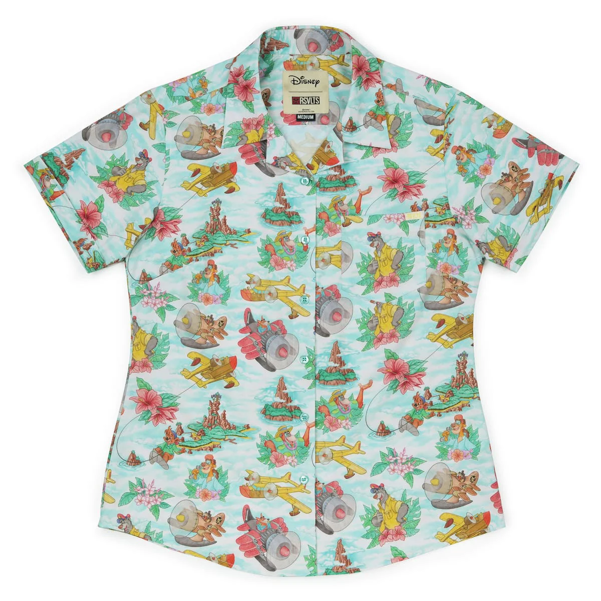 Disney’s TaleSpin "Spin It!" – Women's KUNUFLEX Short Sleeve Shirt - Image 2