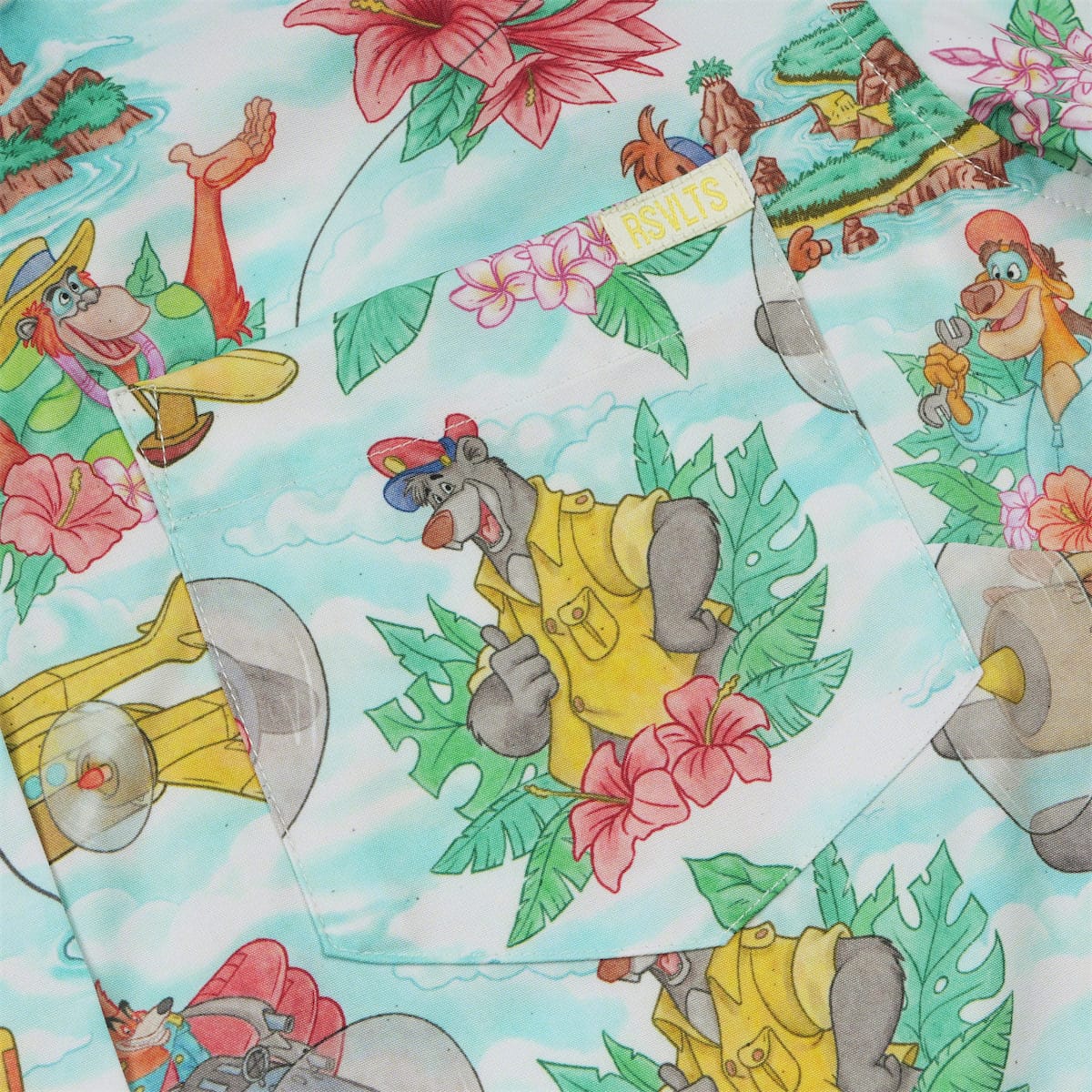 Disney’s TaleSpin "Spin It!" – Women's KUNUFLEX Short Sleeve Shirt - Image 4