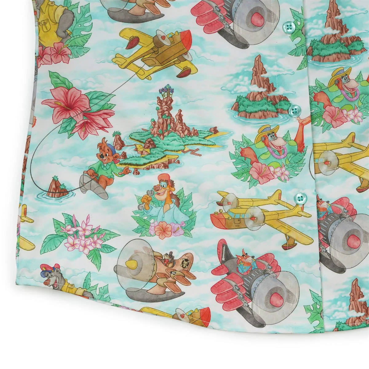 Disney’s TaleSpin "Spin It!" – Women's KUNUFLEX Short Sleeve Shirt - Image 7
