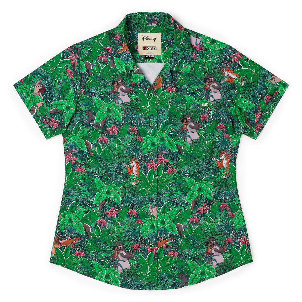 Disney's The Jungle Book "Baloo and the Crew" – Women's KUNUFLEX Short Sleeve Shirt - Image 2