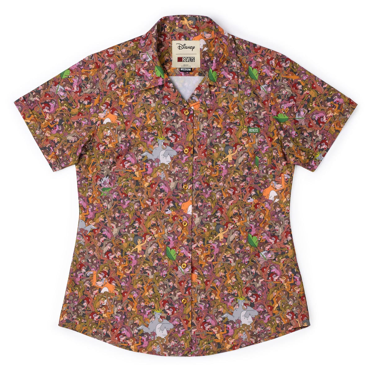 Disney's The Jungle Book "Monkey Business" – Women's KUNUFLEX Short Sleeve Shirt - Image 2