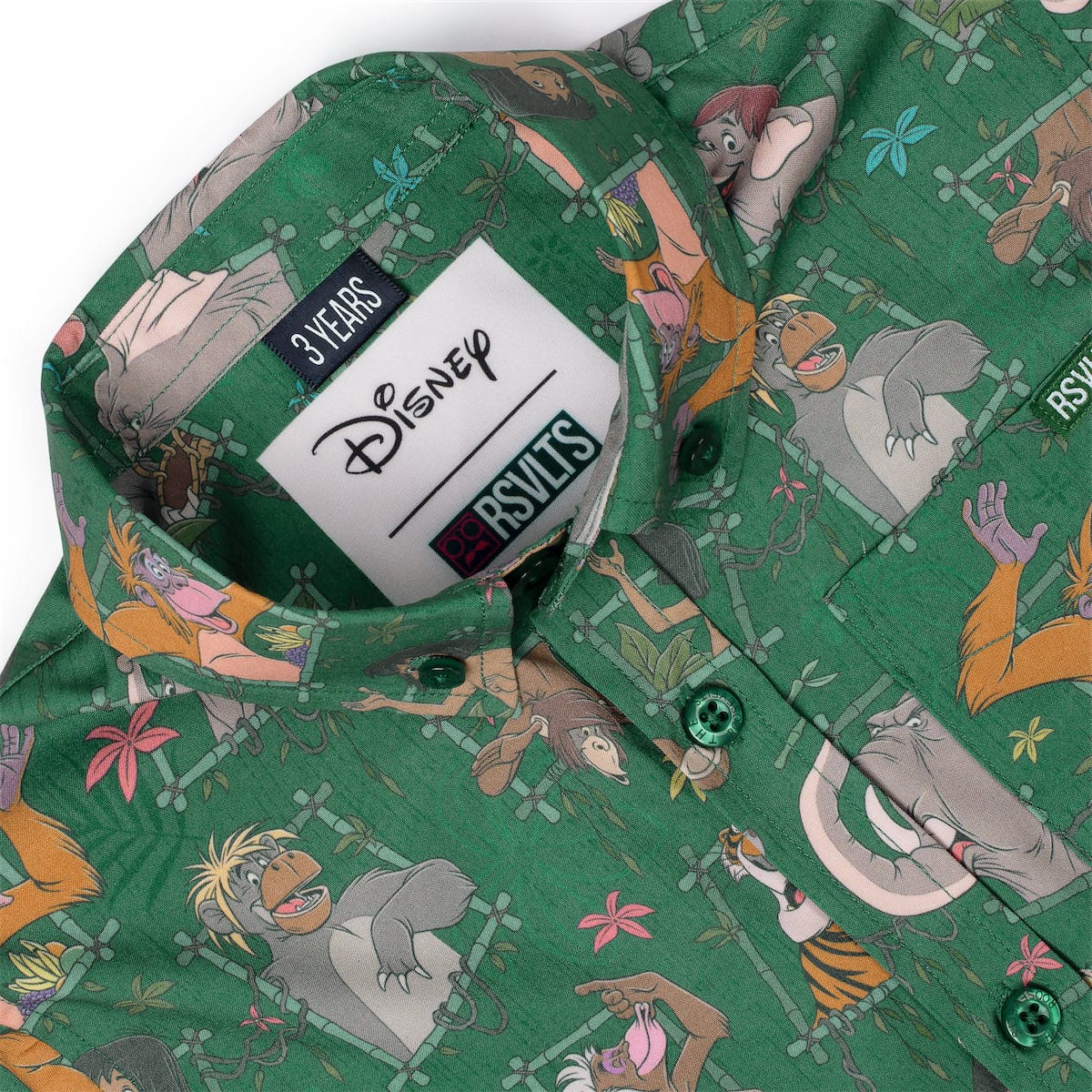 Disney's The Jungle Book "Vine Vibin'" – Preschooler KUNUFLEX Short Sleeve Shirt - Image 3