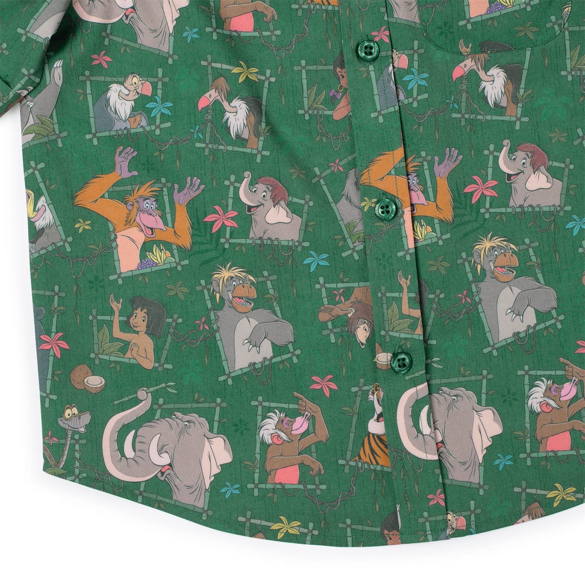 Disney's The Jungle Book "Vine Vibin'" – Preschooler KUNUFLEX Short Sleeve Shirt - Image 4