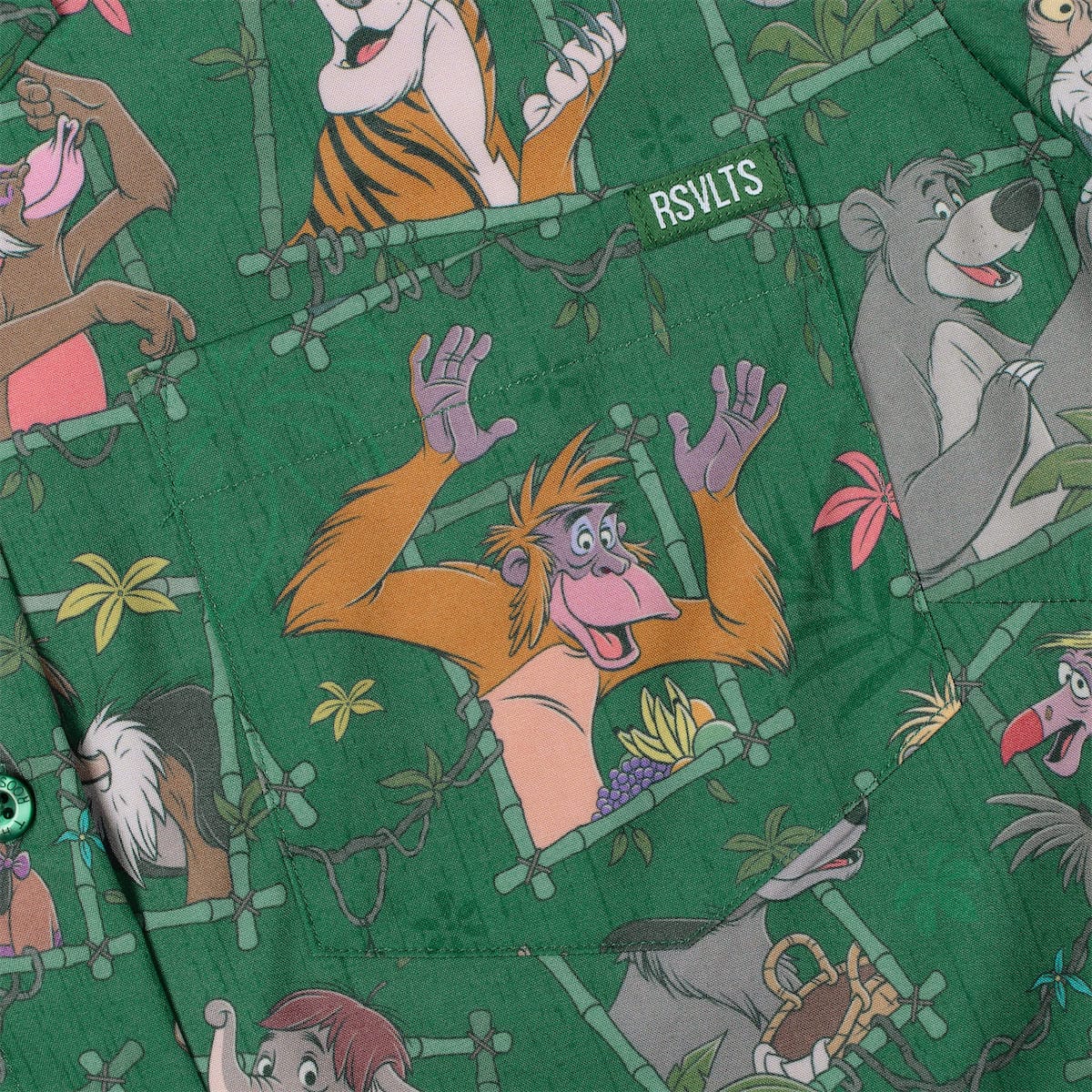Disney's The Jungle Book "Vine Vibin'" – Women's KUNUFLEX Short Sleeve Shirt - Image 4