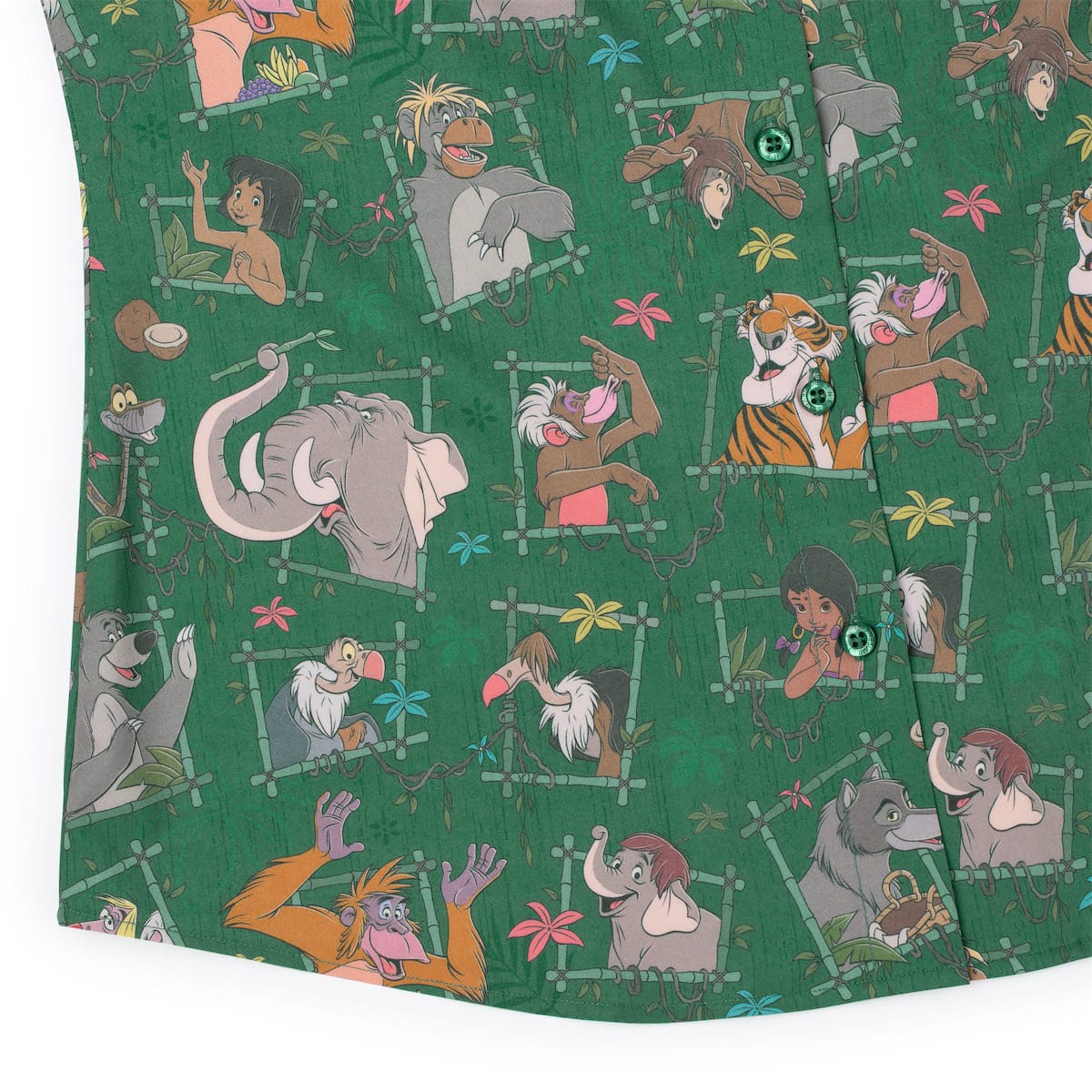 Disney's The Jungle Book "Vine Vibin'" – Women's KUNUFLEX Short Sleeve Shirt - Image 6