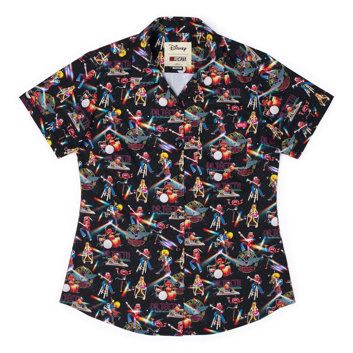 Disney's The Muppets "Muppet Music Mayhem" – Women's KUNUFLEX Short Sleeve Shirt - Image 2